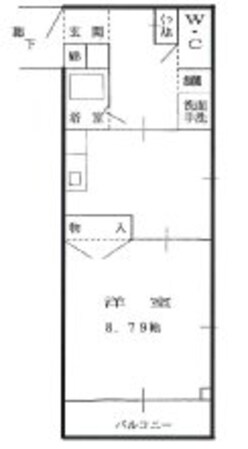 オネストビルの物件間取画像